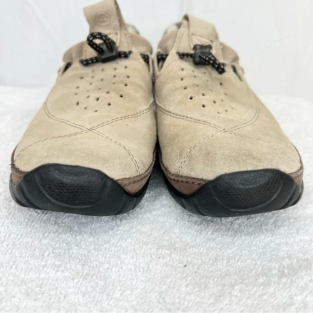 TIMBERLAND Smartwool Power Lounger Suede Lined Slip On Shoes Brown Women Sz 6.5
